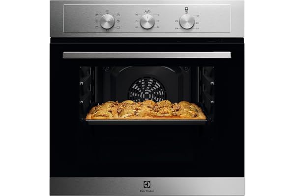 Four encastrable multifonction aquaclean - ELECTROLUX - EOH2H00BX - Inox - Anti-trace - Porte ventilée 2 verres - 59 x 59,4 x 5