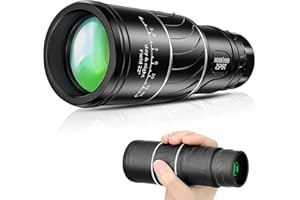 KSVS Telescopio monocular BAK4 16 x 52 para observación de aves, camping y viajes