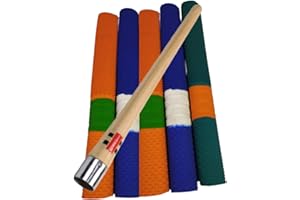 Kalindri Sports Set of Wooden Grip Applicator Gripper Cone and 5 Cricket bat Grips