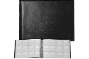 Larius Album de monnaie pour pièces de monnaie jusqu'à 45 mm de diamètre, pièces commémoratives (Noir)