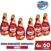 Bingo Soft Konsantre &Ccedil;amaşır Yumuşatıcısı Lovely 1440 Ml X 6 Adet