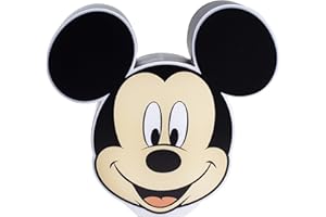 PALADONE Luz de noche Mickey Mouse - Producto oficial Disney, decoración para dormitorio y lámpara de escritorio, regalo para fans de Disney
