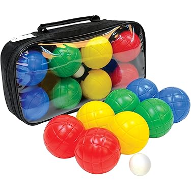 GoSports ini jeu de pétanque de voyage avec 8 balles, pallino, sac