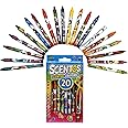Scentos Vibrant scented crayons 20s By Fratelli | featuring famous, premium fruity scents and colorful | Great For Drawing,Coloring,Writing And Gifting/Return Gifts | Designed in the USA