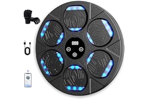 AYARA Music Boxing Machine, Wall Mounted Smart Musical Punching Game Machine Equipment for Kids/Adult with Boxing Gloves