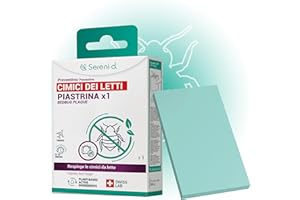 PIASTRINA DA VIAGGIO Repellente CIMICI DEI LETTI - Protegge il Tuo Bagaglio dalle Cimici dei Letti - Alta Efficacia Preventiva - Sereni-d SWISS LAB