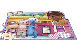 ALMACENESADAN 0426, tovaglietta singola dottoressa giocattoli; dimensioni 43 x 29 cm; prodotto in plastica riutilizzabile; privo di bpa.