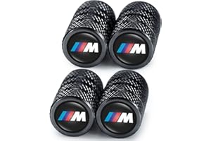 ZHNGZHJ Lega valvole tappi di pneumatici per BMW M M2 M4 M5 M6 M8 X1 X2 X3 X5 X6 M135i M240i Z4 328i X7 auto,sostituzione tappi parapolvere pneumatici auto,accessori per pneumatici