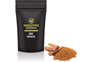 ‎HANSE&PEPPER GEWÜRZKONTOR 1kg Ceylon Zimt gemahlen echter Ceylon Zimtpulver natürlich vom Hanse&Pepper Gewürze