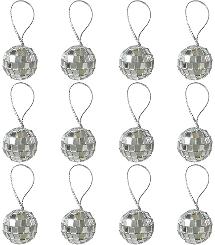 Volumoon Sfere A Specchio Per Discoteca | 11 Pezzi Argento Per Decorazioni - Foto 6