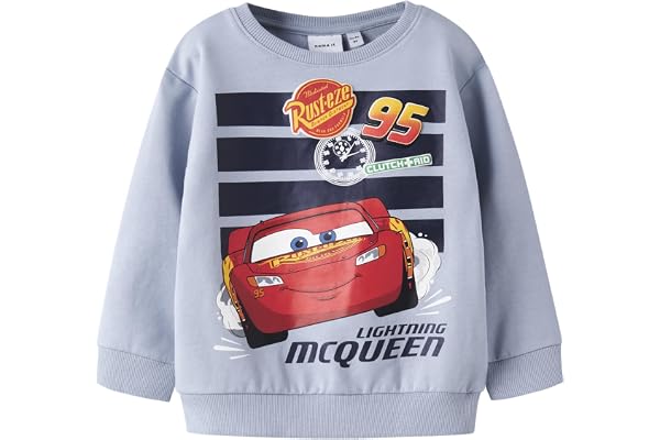 NAME IT pojkar Nmmfranzi Cars Nreg Sweat Bru Wdi Nmmfranzi Cars Nreg Sweat Bru Wdi (1-pack)