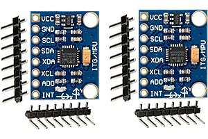 ‎TECNOIOT TECNOIOT 2pcs GY-521 MPU-6050 mpu6050 Module 3 Axis Analog gyro sensors Accelerometer Module