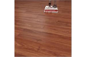 FLOREXP Vinyl Flooring - Lino Flooring,Peel and Stick Floor Tiles Self Adhesive Vinyl Flooring,2.0mm 7 Planks Waterproof,for Kitchen Living Room Floor Planks (1m²,Cherry Chestnut)
