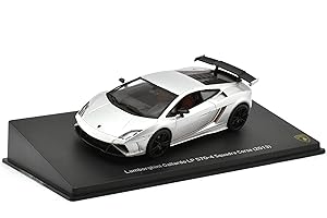 OPO 10 - Voiture 1/43 Compatible avec Lamborghini Gallardo LP 570-4 Squadra Corse 2013 - Ixo pour Hachette Collection (LA62)