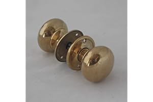 ARCHITECTURAL DECOR Georgian Small Brass Cottage Door Knobs