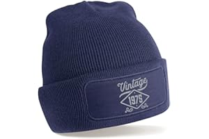 D Design Invent Print! 50th Birthday Hat Gift for Men Vintage Beanie Keepsake Present Gift Idea