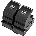 Window Switch Driver Side, Front Left Master Power Window Switch Button Fits Eos Golf MK5 MK6 GTI Rabbit Passat B6 5K3959857 5K3959857A 5K3959857B