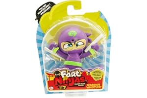 Fart Ninjas | Warrior Whistler Series 7 Collectible Figures| 10 Hilariously Realistic Fart Sounds | Ages 5+ Gifts & Toys 8 to Collect, 9cm