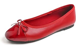 Feversole Women's Fashion Bow Tie Fashion Dress Ballet Flat,Mémoire coloré Macaron Coussin en Mousse de Femmes Ballerine de Brevets Plat
