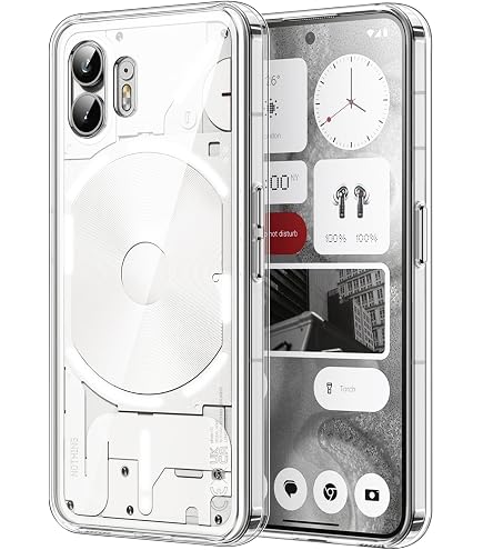 2 Pellicole In Vetro Temperato Per Nothing Phone (1) E (2) &ndash; Trasparenti