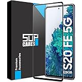 SupCares Edge to Edge Tempered Glass for Samsung Galaxy S20 FE 5G (6.5 Inch) with Easy Self Installation Kit | Black