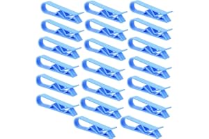 BOBOZHONG Poubelle Pratique Pince,20 pièces Bleu Sac Poubelle Clips Clips d'Étanchéité Ordures Poubelle Agrafe Cuisine Poubelle Boîte Déchets Corbeille Poubelle Pince pour Nourriture Snack Sac à ordures Fixe
