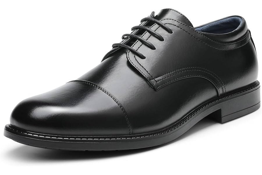 Bruno Marc Men's Lace Up Formal Dress Shoes Brogues Derby, Comfortable Leather Shoes for Men