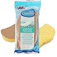 Calypso Energy Peeling- Dual action Nut Shell Coated Cellulose Bathing Sponge For Men and women 1 PC assorted colour