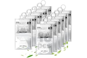 XIANGLONGY 16 Stück Luftentfeuchter Schrank, Moistureproof Kleiderschrank Feuchtigkeitsabsorber, Hängen Entfeuchtungsbeutel Set, Mehrzweck Kleiderschrank Entfeuchtungsbeutel für Küche/Badezimmer/Keller/Garderobe