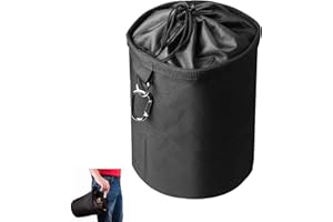 Magiho Panier Pince à Linge, Panier Epingle a Linge Exterieur avec Mousqueton, Anti-salissure Panier Pince a Linge avec Fermeture à Cordon pour Epingles à Linge, Jouets, Petits Objets