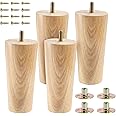 4 Pcs Solid Wood Furniture Legs Dresser Legs Sofa Replacement Legs Armchair Legs - View #8