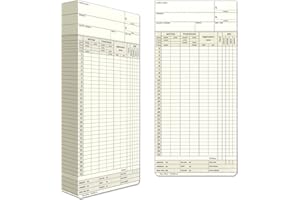 BUFFETTI Semper Multiservice 158000000 Rilevazione Presenze per Orologio, 100 Pezzi