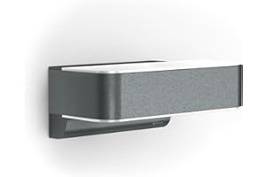 ‎STEINEL Steinel Außenleuchte L 810 SC anthrazit, 9,8 W, LED Wandleuchte Connect, 160° iHF-Bewegungsmelder, vernetzbar, per App bedienbar, Aluminium…