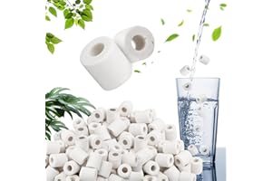 BMLIINGCHAU 40 Perles de Céramique, Billes Ceramique Blanc Purification Naturel Eau, Filtre Anti Calcaire à Eau Ecologique pour Filtration Eau du Robinet, Pichet Carafe, Gourde Fontaine, Cafetière, Bouilloire