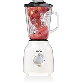 Sinbo SHB-7516 Turbo Blender - Smoothie Blender - 1.5 Litre Cam Hazne-Beyaz