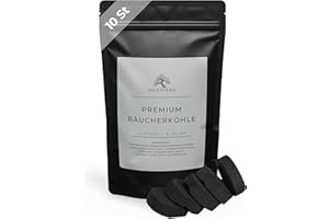 ‎INCENSERA Incensera Räucherkohle Tabletten – Selbstzündende Kohle zum Räuchern von Weihrauch & Harzen – 3cm Kohletabletten für Räucherzubehör & Rituale