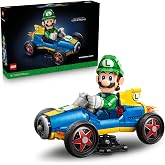 LEGO Super Mario Kart &ndash; Luigi ve Mach 8 72050 - Yetişkin Kadınlar ve Erkekler i&ccedil;in Sergileme Standı ve Par&ccedil;alarla İnşa Edilen