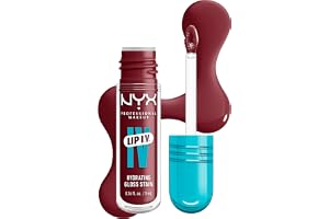 NYX Professional Makeup Lip I.V. Hydrating Gloss Stain 08 Drippin in Rose 5 ml
