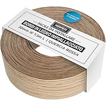 Impiallacciatura Bordo Tranciato Preincollato Frassino 6/10 Cm 30 - Foto 7