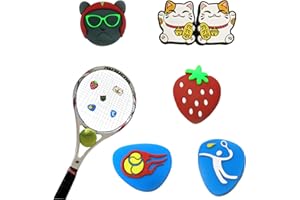 CALLYSONIC Lot de 5 amortisseurs de raquette de tennis pour enfants - Idéal pour l'entraînement et la compétition
