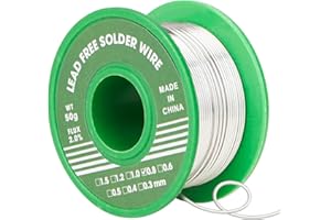 JOYSAL Lötzinn, Lötzinn Elektronik, Bleifreies Lot mit Kolophonium Kern (Sn99,3 Cu0,7/0,8mm,50g)