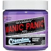 Manic Panic Creamtones Perfect Pastel Hair Dye (Velvet Violet) | Color Creamtone, for Women and Men, Lasts 2-4 Weeks - Vegan,