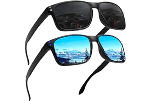 LEDING&BEST Okulary przeciwsłoneczne Polaryzacyjne męskie damskie/ochroną UV400 lekkie gogle Prowadzenie Wędkarstwo plażowe sportowe przeciwsłoneczne