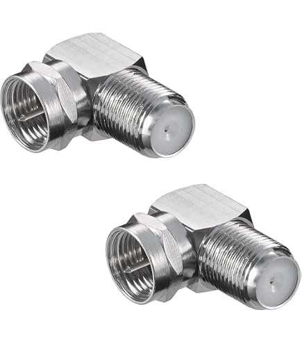 SAT-Antennenkabel 1,5 M Mit 90° Winkelstecker – Für Satelliten-TV, DVB-T2 & Radio