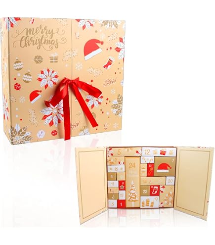 Mobiletto Calendario Dell' Avvento Ginger House in Legno H.26x17x17cm