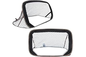 ‎KAPLER Kapler Fussballtore 2er Set oder 1er Pack für Garten Kinder Pop-up-90-120-175-Robuster Flachstahlrahmen und Glasfaserstab - Einfache Montage - Wetterfestes Polyester.