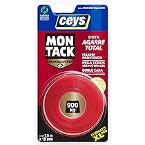 Ceys Montack Instant Grip Tape XL - 7.5m X 19mm Double Sided Tape For - View #12