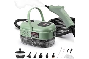 TLPEMN Nettoyer à Vapeur, Nettoyeur Vapeur Professionnel avec 11 Accessoires, 2500W Réservoir d'eau de Grande Capacité, Nettoyage Vapeur avec 6 modes réglables pour le Nettoyage, Canapés, Carrelage, Voitures