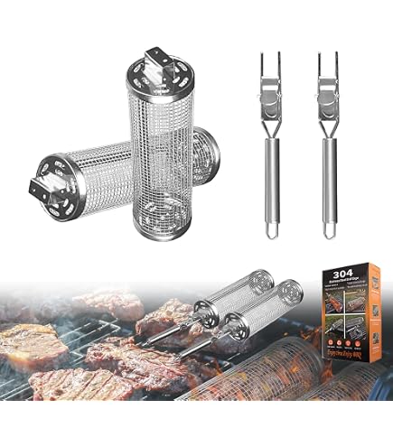 Panier de Barbecue Pliable en Acier Inoxydable pour Rôti, Poisson Panier de Barbecue Pliable en Acier Inoxydable pour Rôti, Poisson