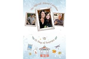 FUBSTA Gilmore Girls Advent Calendar, Gilmore Girls 2024 Advent Calendar, 25 Days Christmas Countdown Calendar with Collector's Decorations, Pockets,Stickers and More